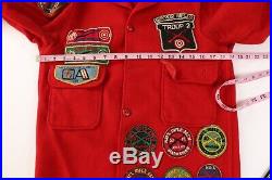 Vintage 1960s Boy Scout Jacket Coat with OA Jamboree BSA NRA Patches
