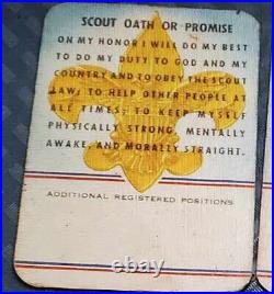 Vintage 1960s Boy Scout Monterey Bay California Pico Blanco Camp Patch ID Card