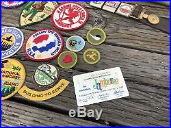Vintage 1960s Boy Scouts American Uniform Patch Lot 1969 National Jamboree Rare