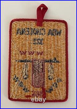 Vintage 1966 Boy Scout BSA WOA Cholena Lodge 322 Pow Wow OA Order Arrow Patch