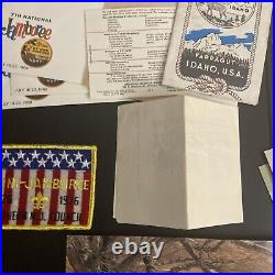 Vintage 1969 Boy Scouts World Jamboree Lot Patch Photo Patch Kerchief Ephemera