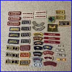 Vintage 1970s BOY SCOUT BSA Patch Lot of 45 Patches