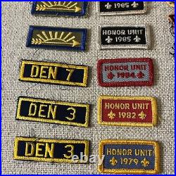 Vintage 1970s BOY SCOUT BSA Patch Lot of 45 Patches