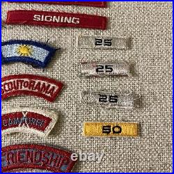 Vintage 1970s BOY SCOUT BSA Patch Lot of 45 Patches