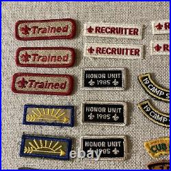 Vintage 1970s BOY SCOUT BSA Patch Lot of 45 Patches