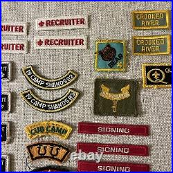 Vintage 1970s BOY SCOUT BSA Patch Lot of 45 Patches