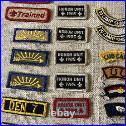 Vintage 1970s BOY SCOUT BSA Patch Lot of 45 Patches