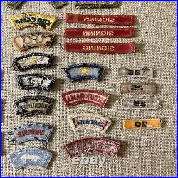 Vintage 1970s BOY SCOUT BSA Patch Lot of 45 Patches