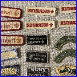 Vintage 1970s BOY SCOUT BSA Patch Lot of 45 Patches