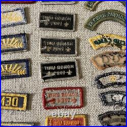 Vintage 1970s BOY SCOUT BSA Patch Lot of 45 Patches