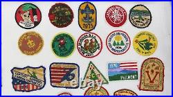 Vintage 1970s Boy Scout Patches Lot Mixed Lot of 70 Patches AL