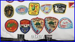 Vintage 1970s Boy Scout Patches Lot Mixed Lot of 70 Patches AL