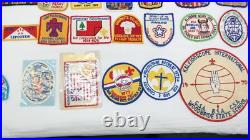 Vintage 1970s Boy Scout Patches Lot Mixed Lot of 70 Patches AL