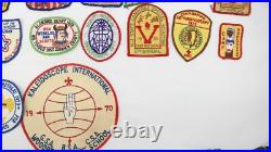 Vintage 1970s Boy Scout Patches Lot Mixed Lot of 70 Patches AL