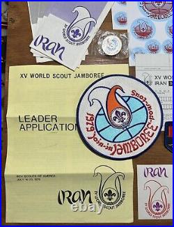 Vintage 1979 BSA Boy Scouts Cancelled World Jamboree Iran Lot Collection Slide