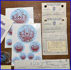 Vintage 1979 BSA Boy Scouts Cancelled World Jamboree Iran Lot Collection Slide