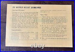 Vintage 1979 BSA Boy Scouts Cancelled World Jamboree Iran Lot Collection Slide