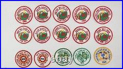 Vintage 1980s Boy Scouts Camporee Patches Mixed Lot of 43 Patches