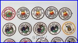 Vintage 1980s Boy Scouts Camporee Patches Mixed Lot of 43 Patches