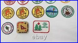 Vintage 1980s Boy Scouts Camporee Patches Mixed Lot of 43 Patches