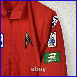 Vintage 70s Boy Scouts Zip Up Jacket Patches Disney Olympic BSA Lot Size Medium