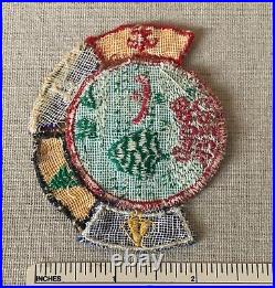 Vintage BROAD CREEK Boy Scouts of America CAMP PATCH & SEGMENTS BSA