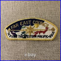 Vintage BSA Boy Scout Far East Council Serving The Western Pacific Asia Patch