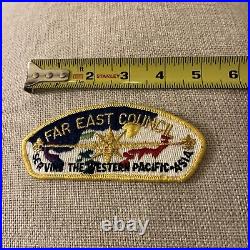 Vintage BSA Boy Scout Far East Council Serving The Western Pacific Asia Patch