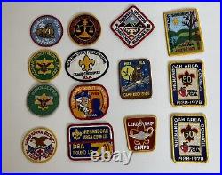 Vintage BSA Boy Scout Patch Lot. 45 Patches 70s 80s