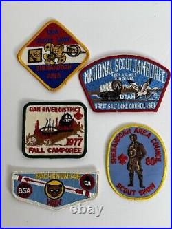 Vintage BSA Boy Scout Patch Lot. 45 Patches 70s 80s