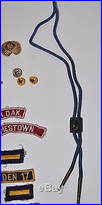 Vintage BSA Boy Scout Patches Badges Pins Bracelet Cub Scouts 21 Pieces