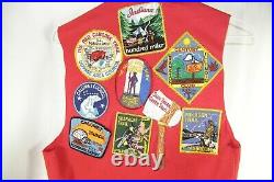Vintage BSA Boy Scouts 32 Patch & 8 Medal Lot Pokagon Salamonie Indiana Trail