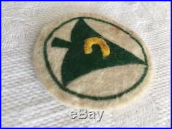 Vintage BSA Felt Patch Lot (4) Rare Boy Scouts of America