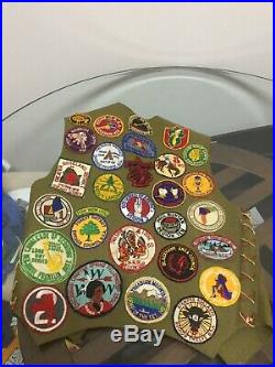Vintage Boy Scout 1940s/50s Chicago Region 7 Vest Patches Badges Pins Good Cond