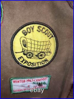 Vintage Boy Scout BSA Patch Vest 1960s Adirondack Vigor Bedford Ten Mile River