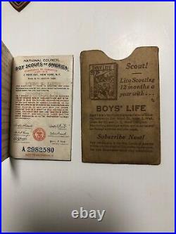 Vintage Boy Scout Collectables 1913 to 60's Spats Log Book Boys Life Patches