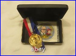 Vintage Boy Scout George Meany Award Medal, Patch & Box Mint Condition