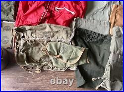 Vintage Boy Scout Lot Scouting Shirts Patches Hats Belts Eagle Sterling Medal