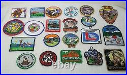 Vintage Boy Scout Lot of 50+ Patches Badges New and Used Assortment