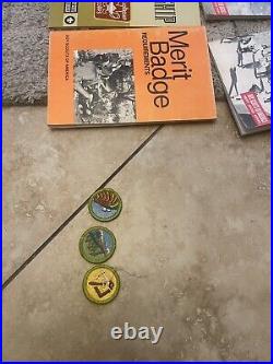 Vintage Boy Scout Merit Badge Books & Patches