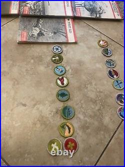 Vintage Boy Scout Merit Badge Books & Patches