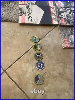 Vintage Boy Scout Merit Badge Books & Patches