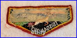 Vintage Boy Scout Patch TSISDAN 253 Order of the Arrow Flap Red Border