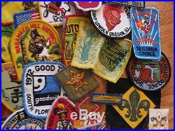 Vintage Boy Scout Patches 1960s 1970s HUGE lot Florida BSA #2