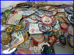 Vintage Boy Scout Patches Lot of 400 plus