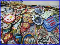Vintage Boy Scout Patches Lot of 400 plus