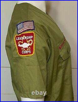 Vintage Boy Scout Uniform Shirts & Patches LOT of 10