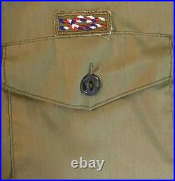 Vintage Boy Scout Uniform Shirts & Patches LOT of 10
