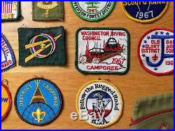 Vintage Boy Scout Vest Patches Badges 1940s 60s Lifetime Collection USA