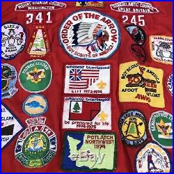 Vintage Boy Scouts Jacket Patches 1970s Design Inspiration 70s